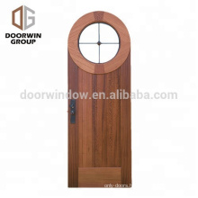 USA oak teak alder cherry wood wooden oval interior glass circles main front entry door Solid wood interior carving doors